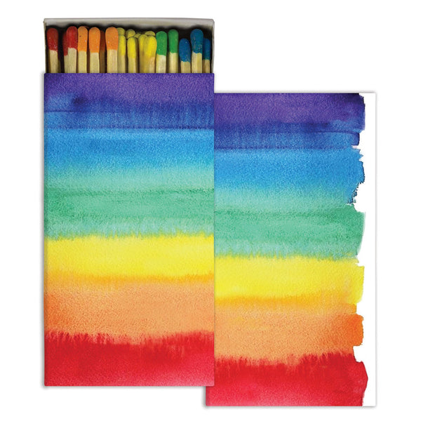 Matches - Watercolor Rainbow