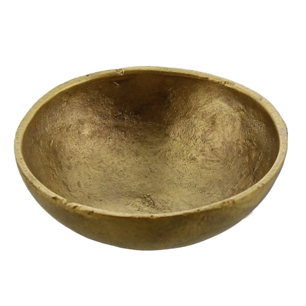 Tiny Cast Round Bowl - Brushed Brass