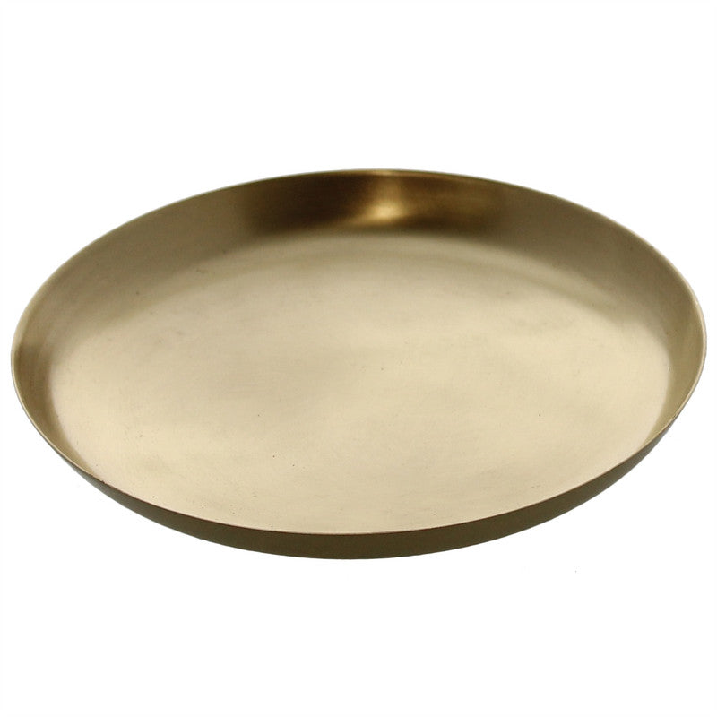 Satin Tray - Lrg - Brushed Brass