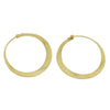 Brass Hoop Earrings - Sm