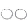 Silver Hoop Earrings - Sm