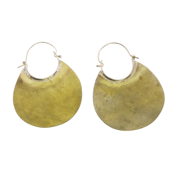 Brass Earrings, Drop