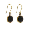 Nevis Lava Loop Earring - Brass