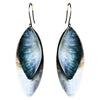 Dona Earring, Silver, Mother of Pearl - Dark