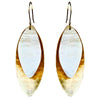 Dona Earring, Brass, Mother of Pearl - Light