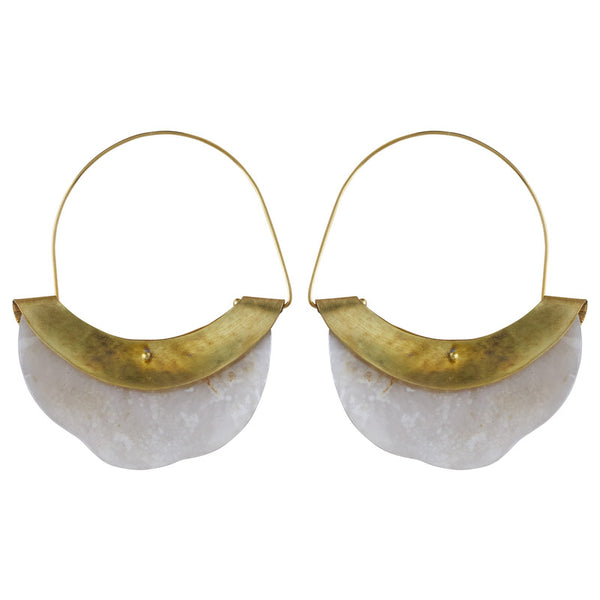 Chama Organic Mother of Pearl Earring