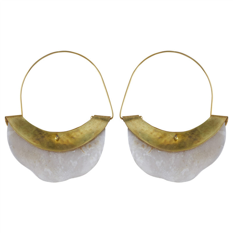 Chama Organic Mother of Pearl Earring