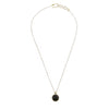 Nevis Lava Loop Pendant - Brass