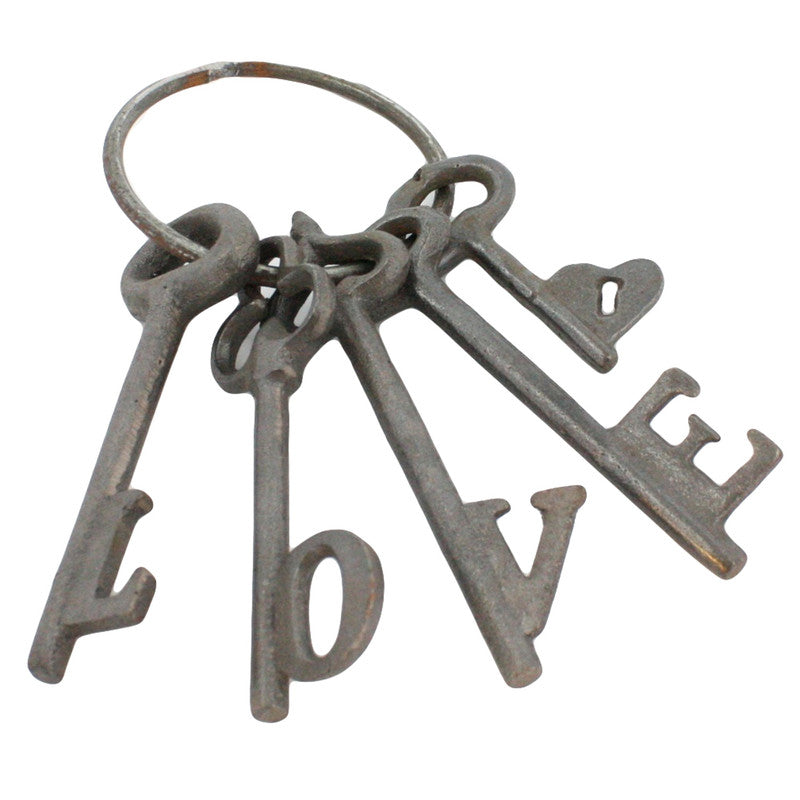 Love Keys - Cast Iron Natural