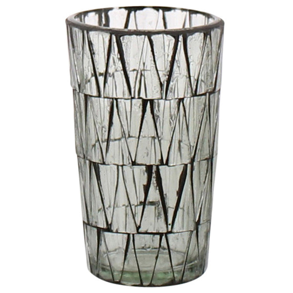 Jax Mosaic Tealight Holder, Glass - Lrg