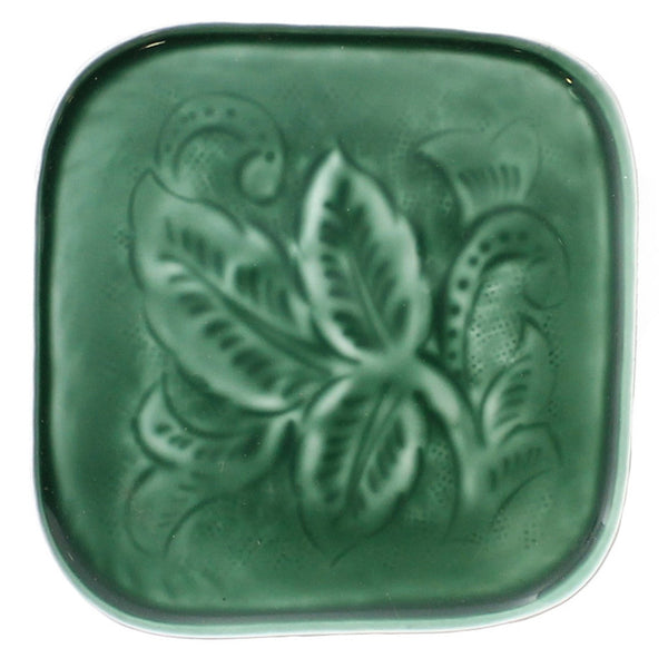 Tilda Enamel Coaster, Green