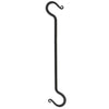 Forged Iron Link S Hook - 16 in - Antique Black