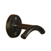 Black Cast Iron Coat Hook Sm - Black