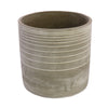 Paso Linear Cachepot, Cement - Lrg