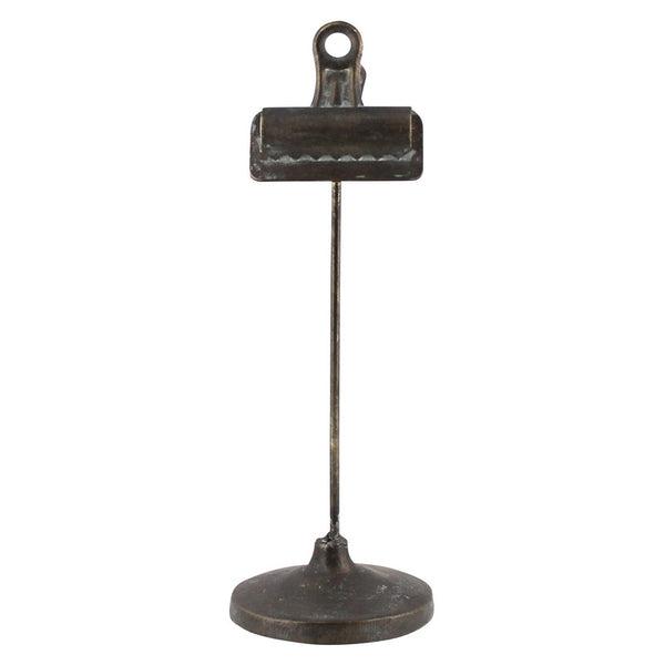 Bookkeepers Clip on Stand, Metal - Sm - Black