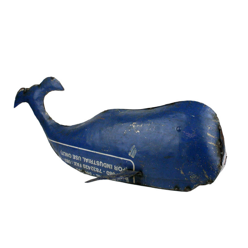 Reclaimed Metal Whale - Lrg