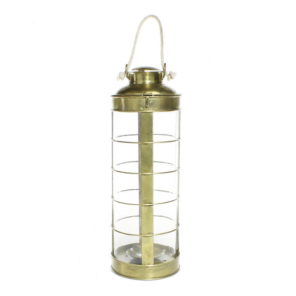 Caravan Brass Lantern - Lrg