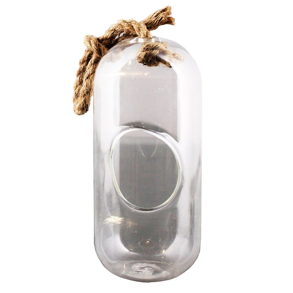 Sole Hanging Terrarium, Glass - Lrg