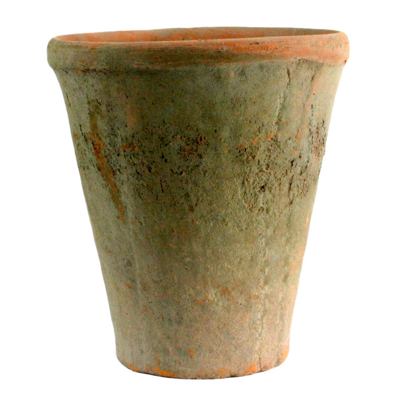 Rustic Terra Cotta Rose Pot - Grande Antique Red