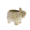 Elephant Cachepot, Ceramic - Fancy White