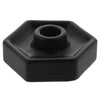 Hexagon Ceramic Taper Holder - Matte Black