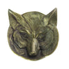 Fox Cast Metal Dish - Antique Brass