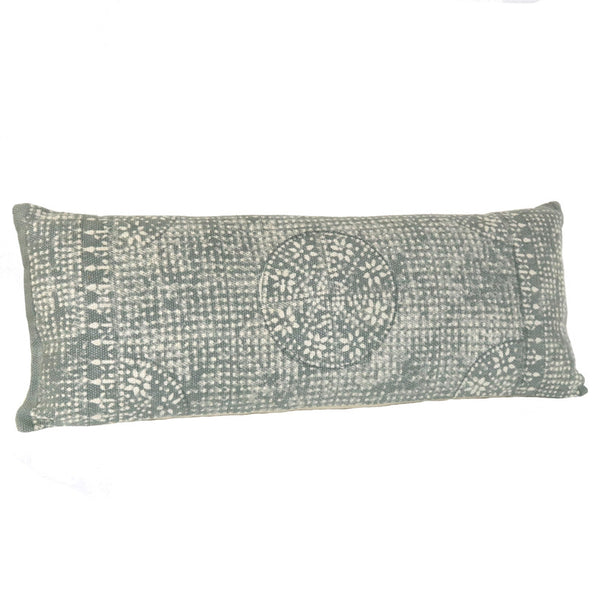 Wyatt Pillow 14x36 - Sky Grey