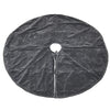 Velvet Tree Skirt - Gray