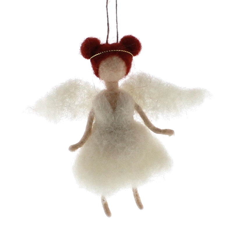 Felt Angel Ornament - Ginger